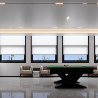 现代3号楼4层台球健身区