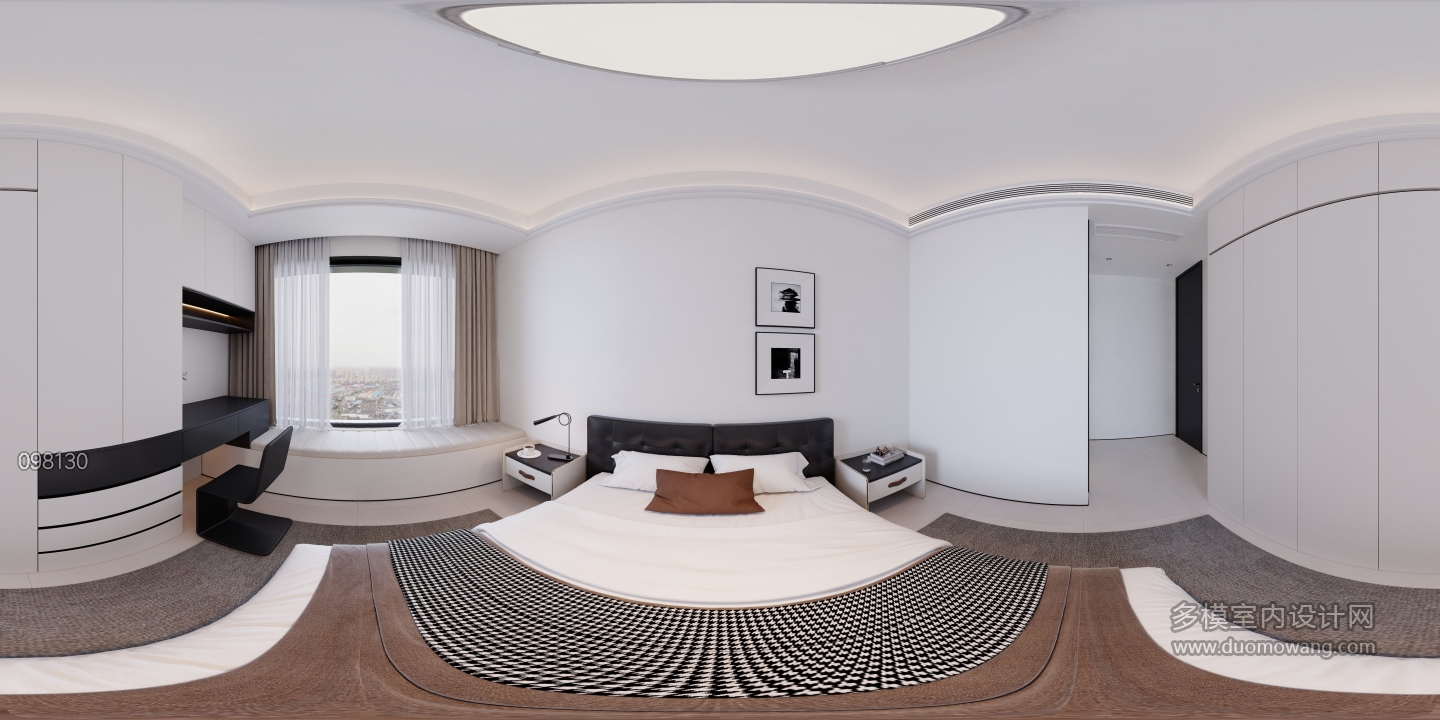 现代卧室3