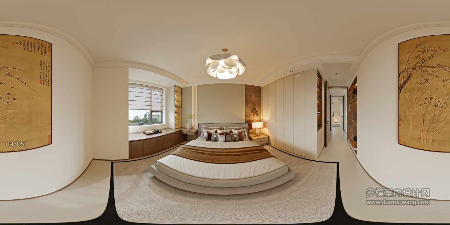 湖光映宋氏美学_主卧室 拷贝