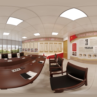 党建展厅全景