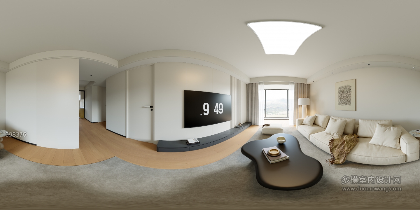 现代客厅全景