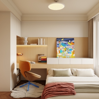 法式复古次卧特写