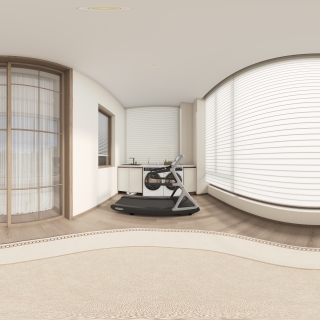 宋代主卧阳台全景