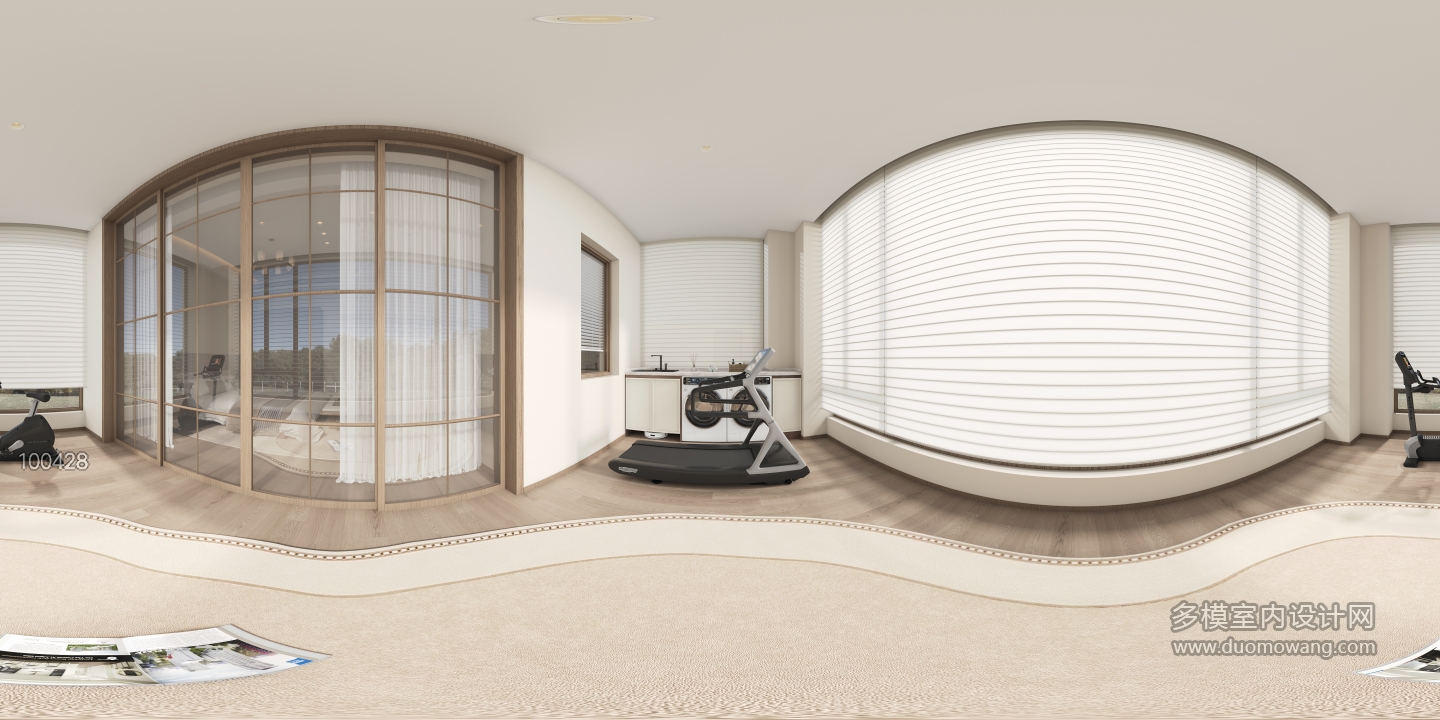 宋代主卧阳台全景