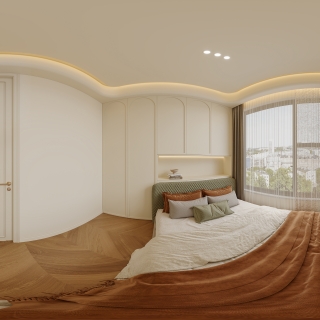 法式北次卧全景