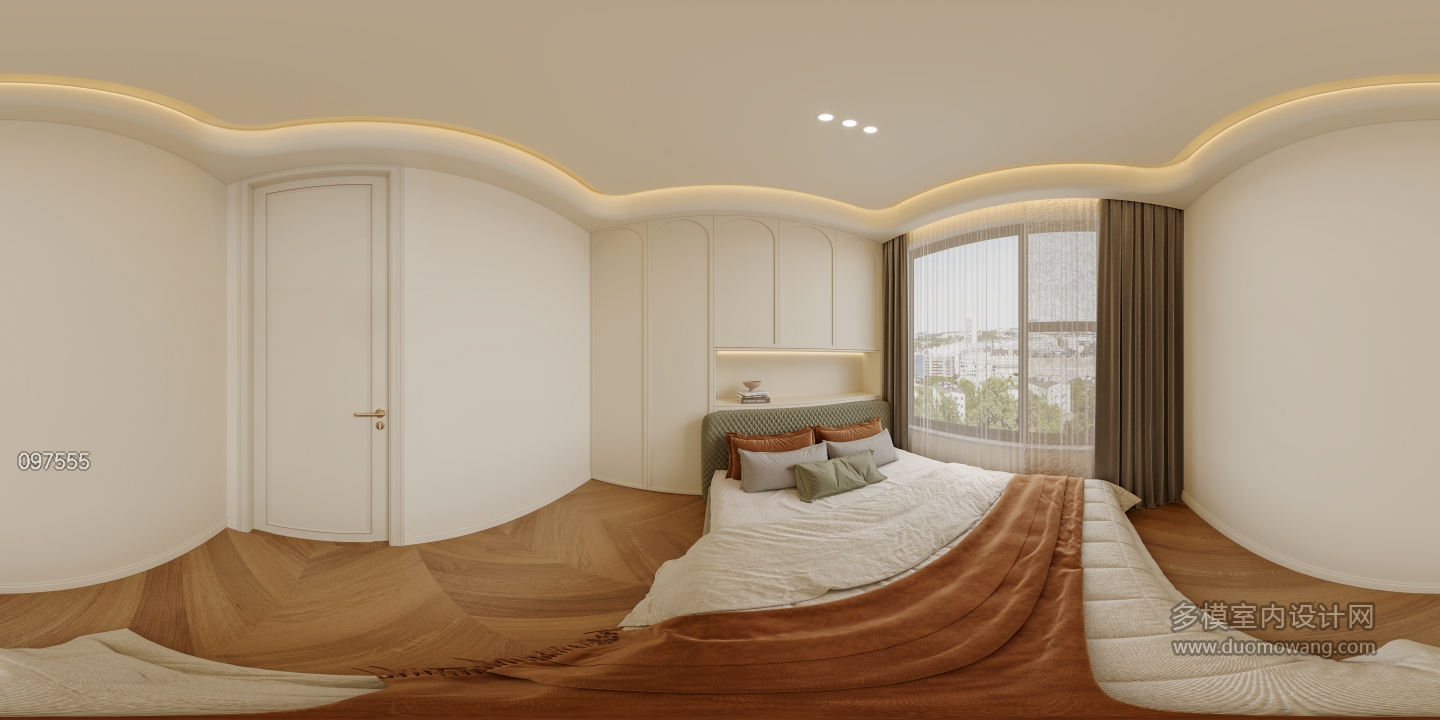 法式北次卧全景