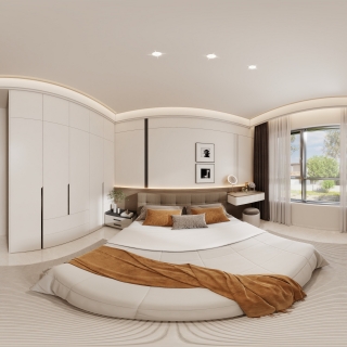 新中式二楼卧室3