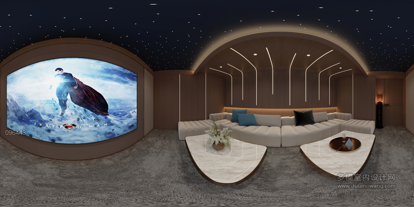 意式负一楼娱乐室360