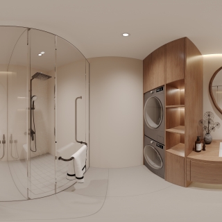 负二卫生间全景