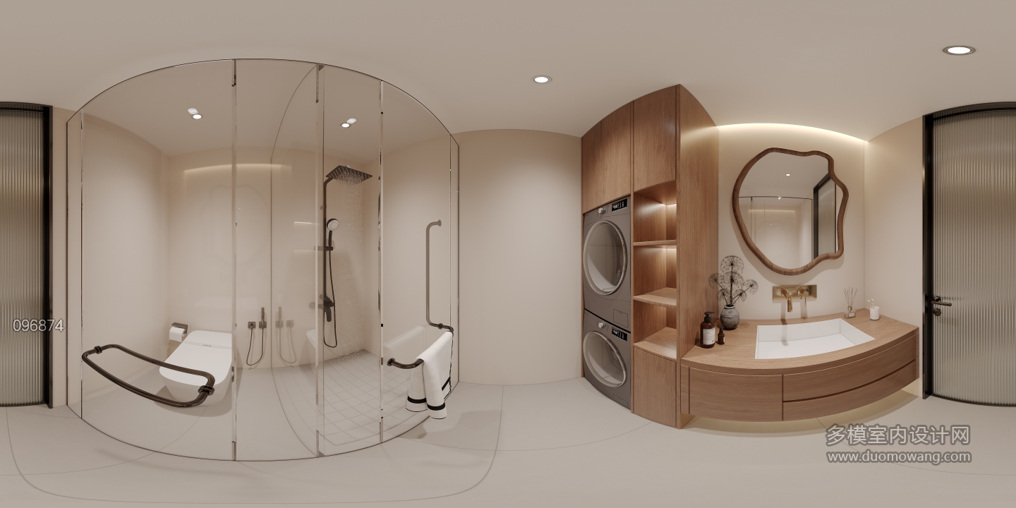 负二卫生间全景