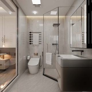 现代大包间卫生间