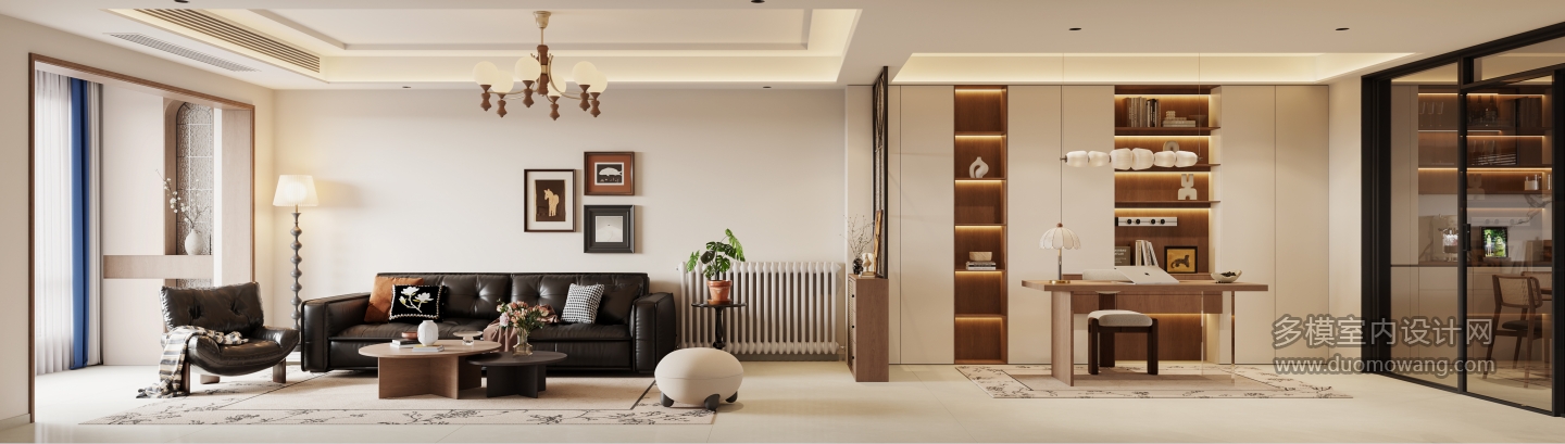 2现代中古风沙发面