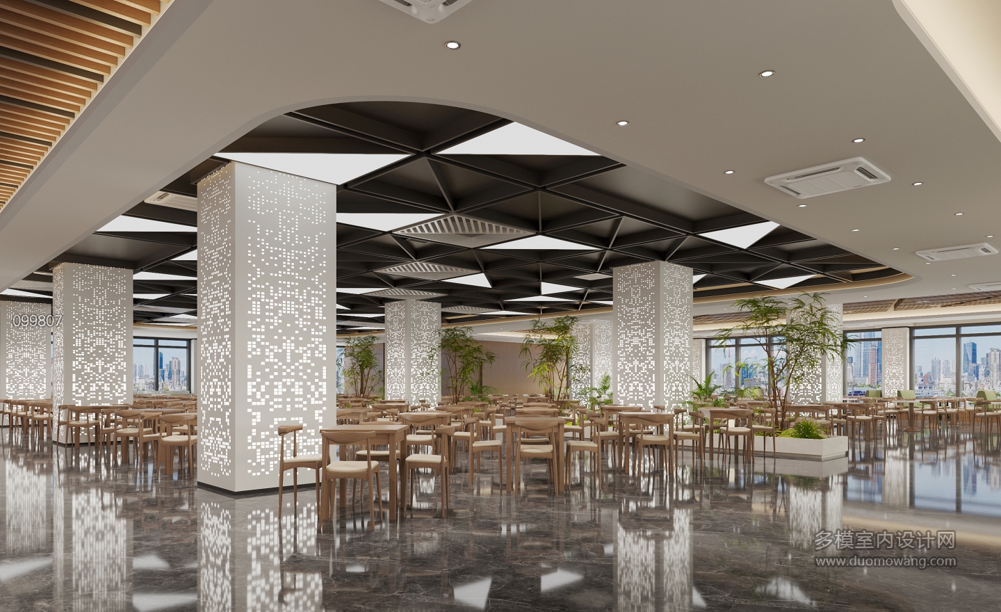 二层食堂视角二