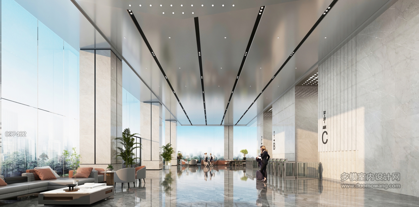 现代办公大厅b (1)