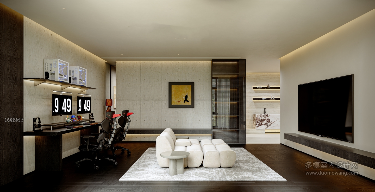 中古风别墅五层电竞