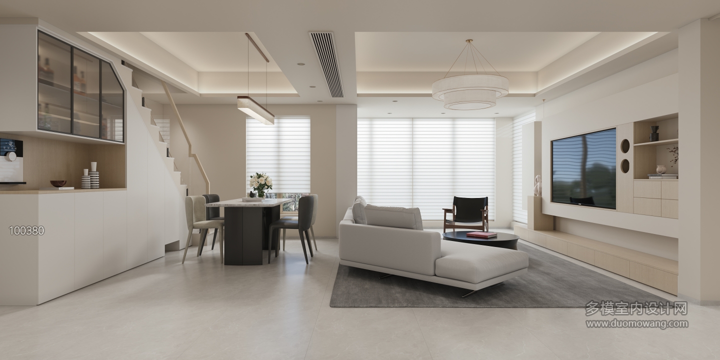 现代客餐厅特写