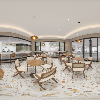 现代餐饮店360