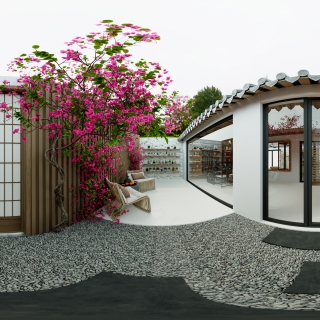 中式前院