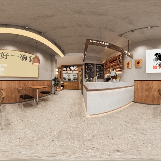 现代米线店一楼全景1