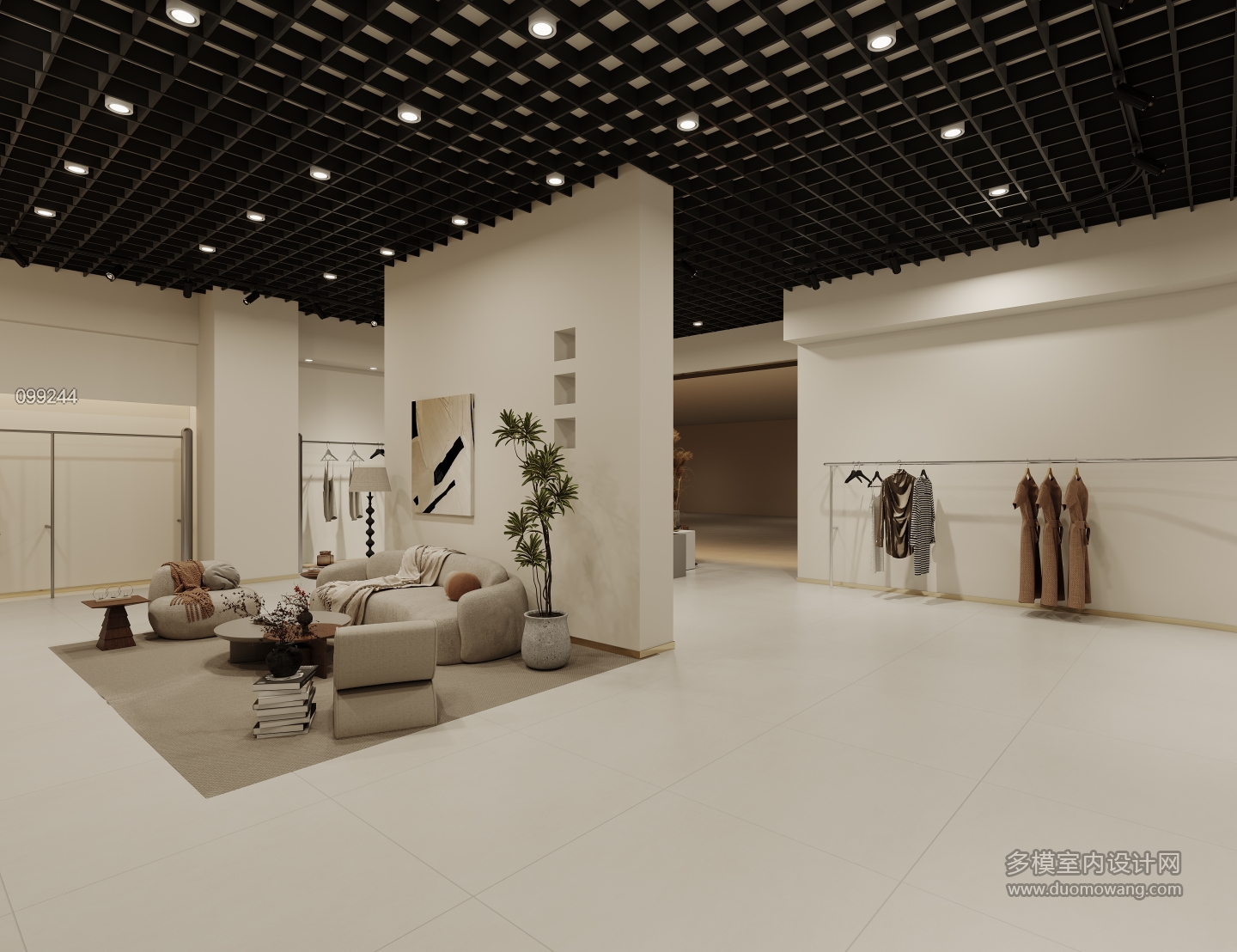 现代服装店二