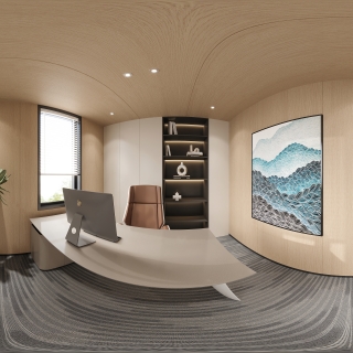 二楼财务办公室全景