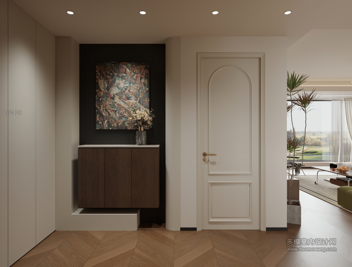 现代 中古风 入户 单张