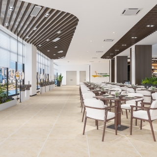 现代三层职工餐厅2