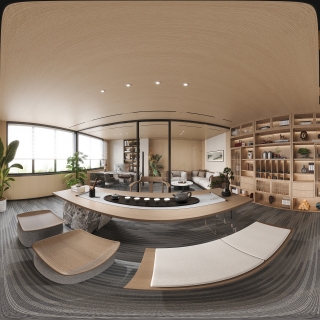 三楼茶室全景