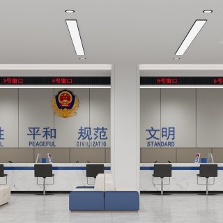 现代警务室1_一楼民警大厅