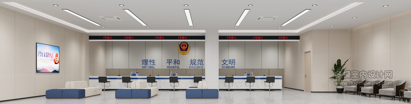 现代警务室1_一楼民警大厅