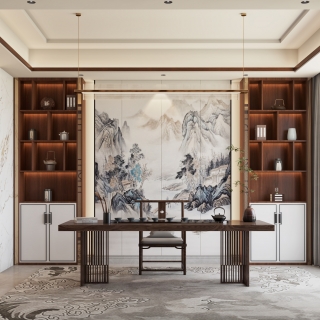 新中式茶桌面