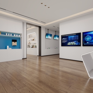 现代展厅区域