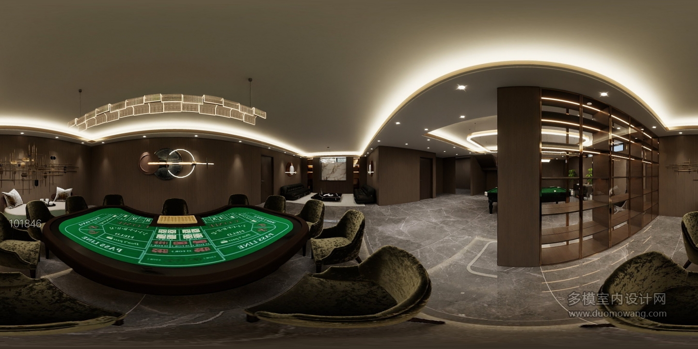 轻奢棋牌室
