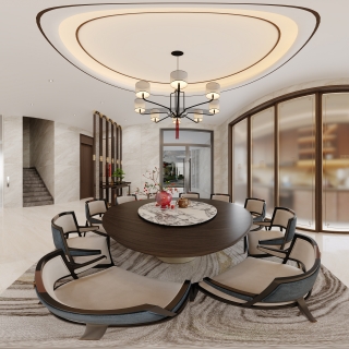 新中式餐厅360