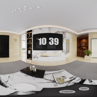 简欧客厅360