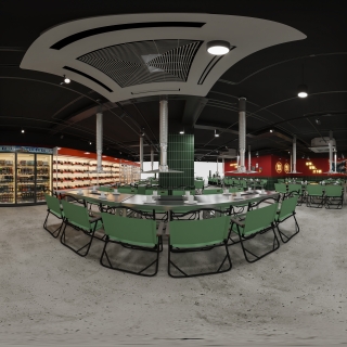 烧烤店全景
