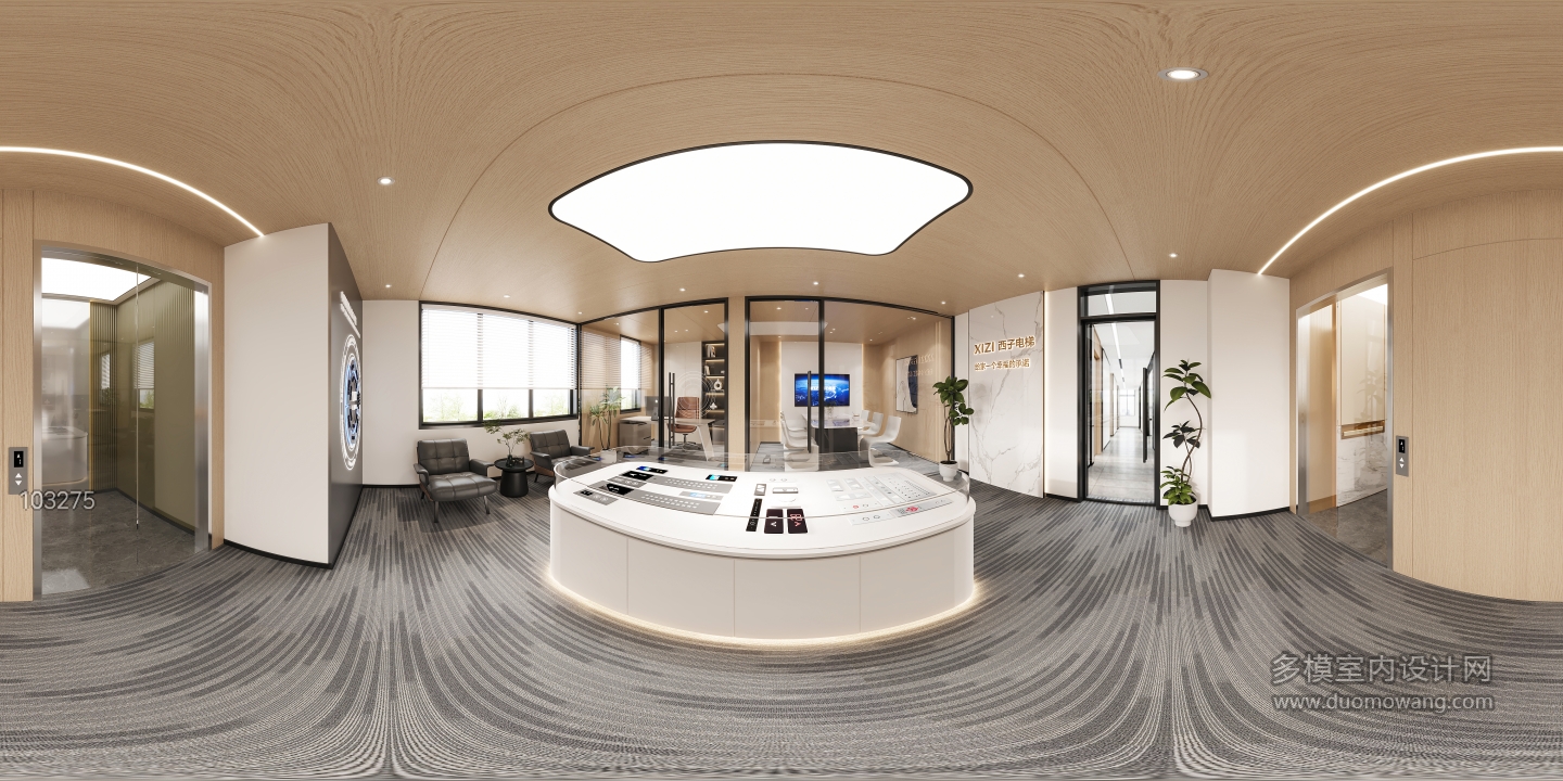 二楼展示区全景