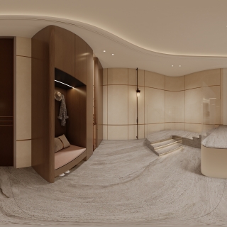 意式负1 玄关全景