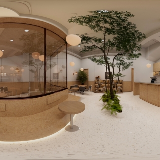 现代咖啡屋 全景