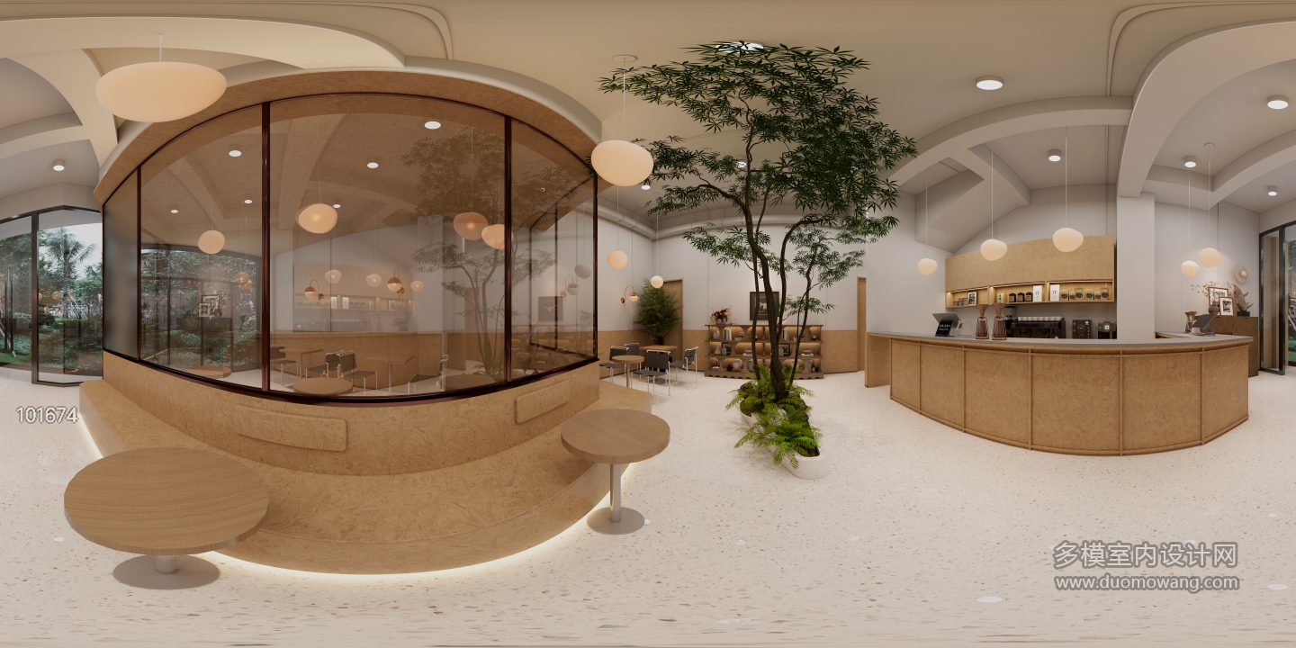 现代咖啡屋 全景