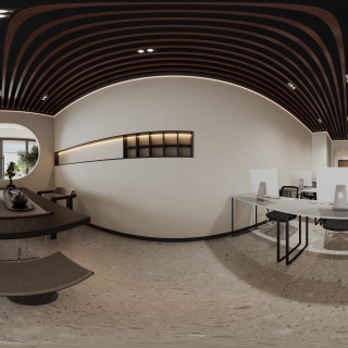 现代工作室饮茶区 全景