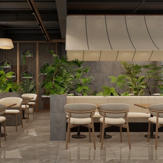 工业鲜味全餐厅 二楼大厅02