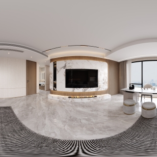 客厅360  现代
