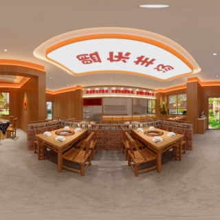 用餐区全景