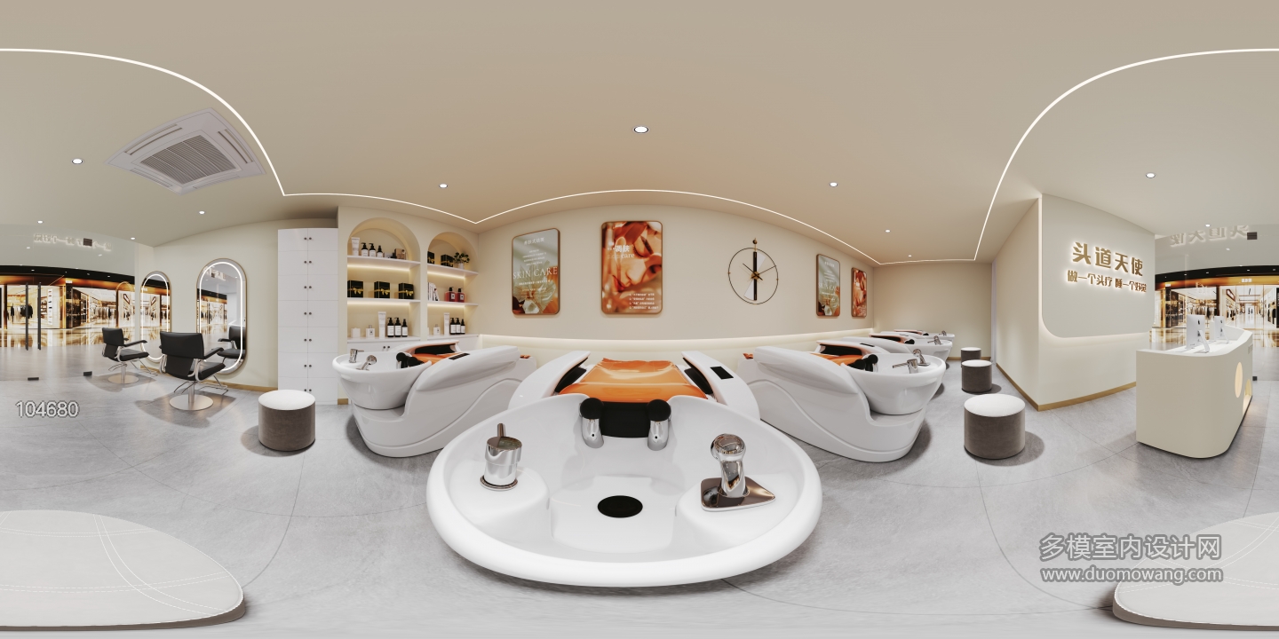 现代美容院全景