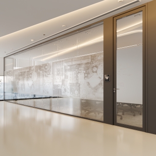 现代会议室外立面