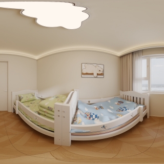 中古原木卧室3