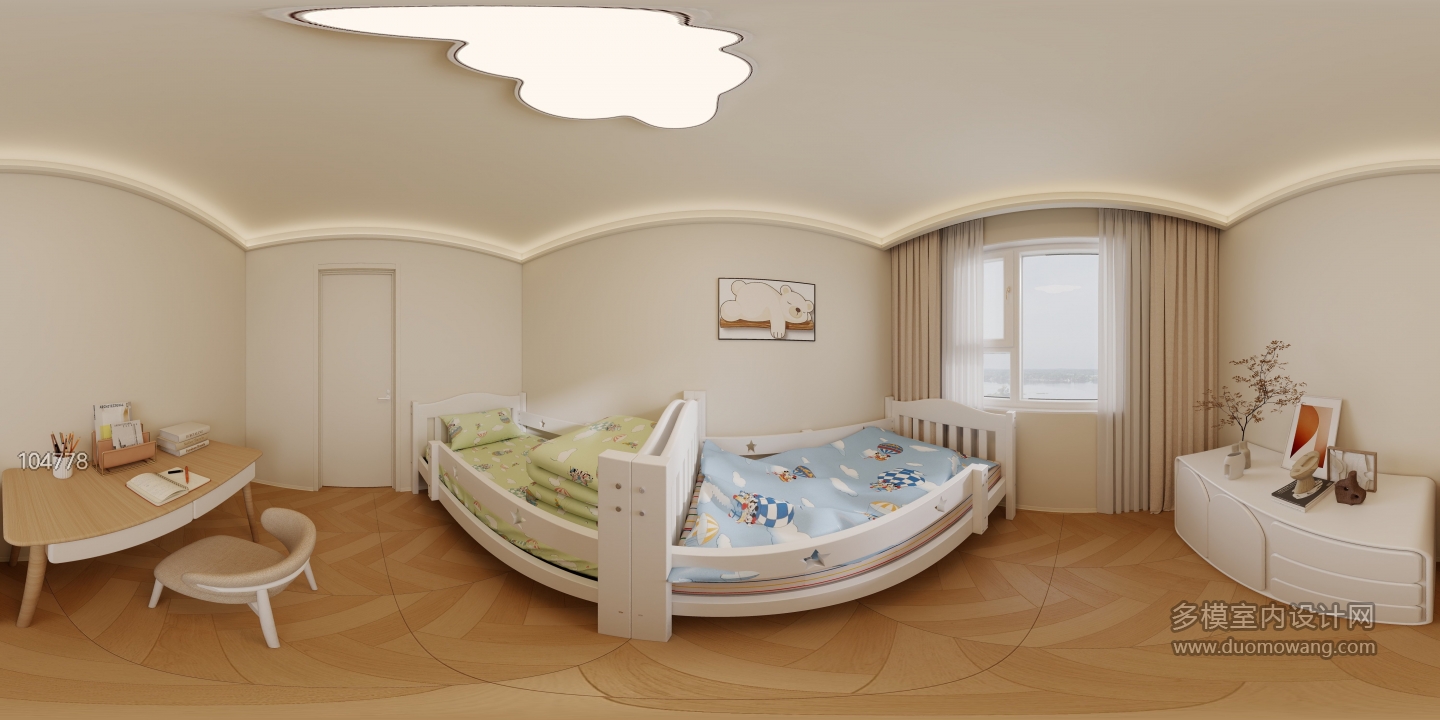 中古原木卧室3
