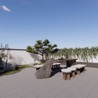 现代庭院