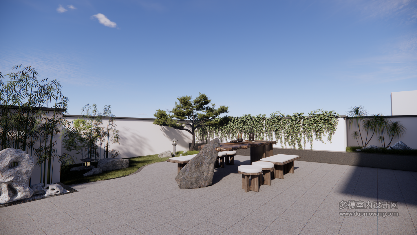 现代庭院